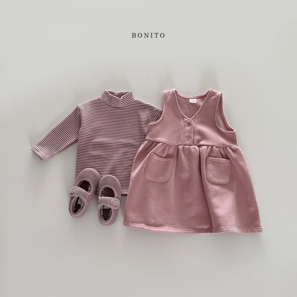 <b>BONITO上衣</b>Winter기모목폴라70-140CM黑綠粉