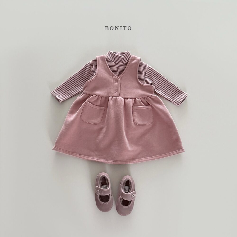 <b>BONITO上衣</b>Winter기모목폴라70-140CM黑綠粉