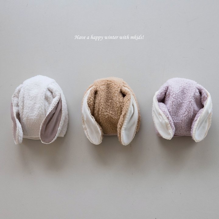 <b>ＭKIDS帽子</b>Winter 래빗덤블모자 3M-6Y