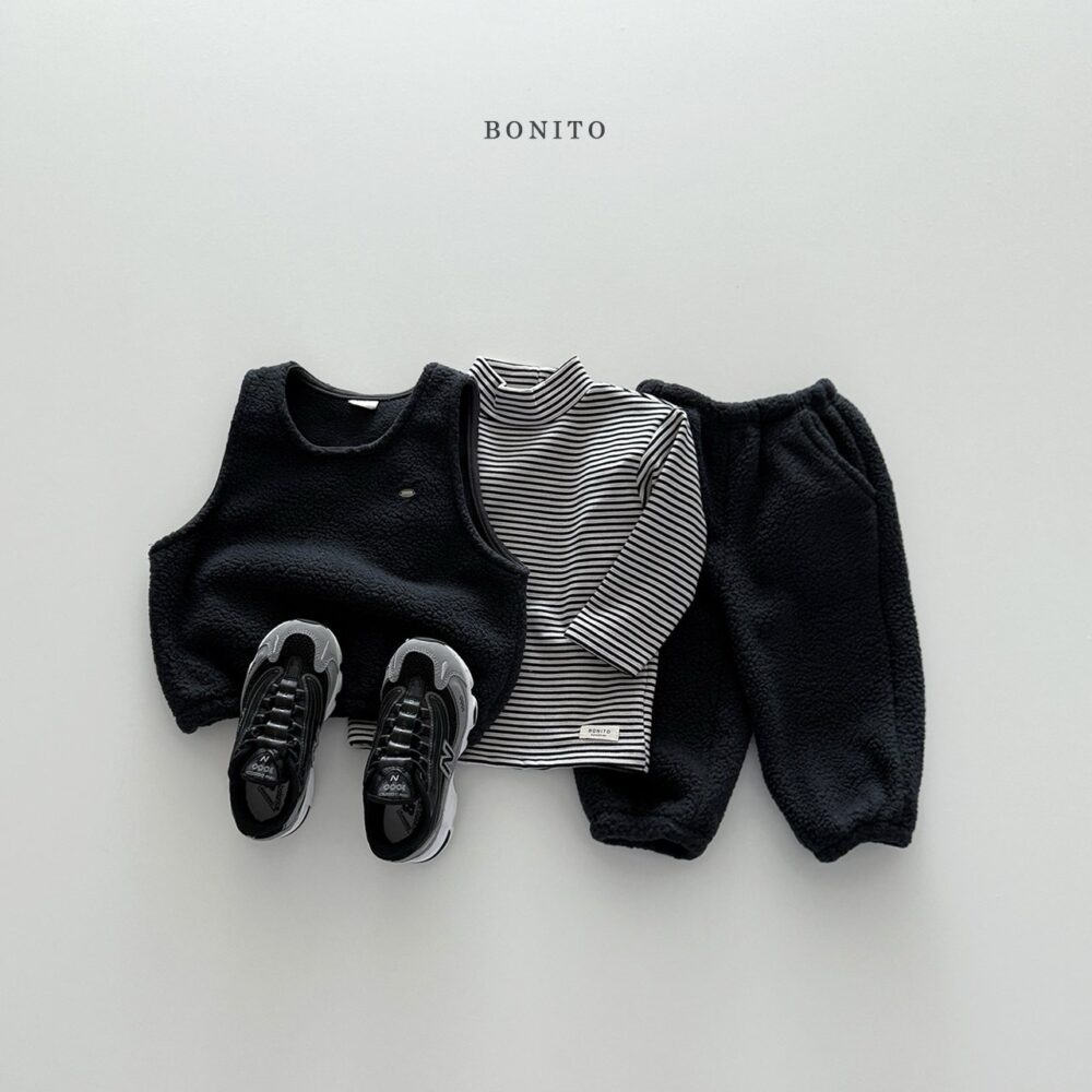 <b>BONITO套裝</b>Winter  뽀글조끼상하70-140CM