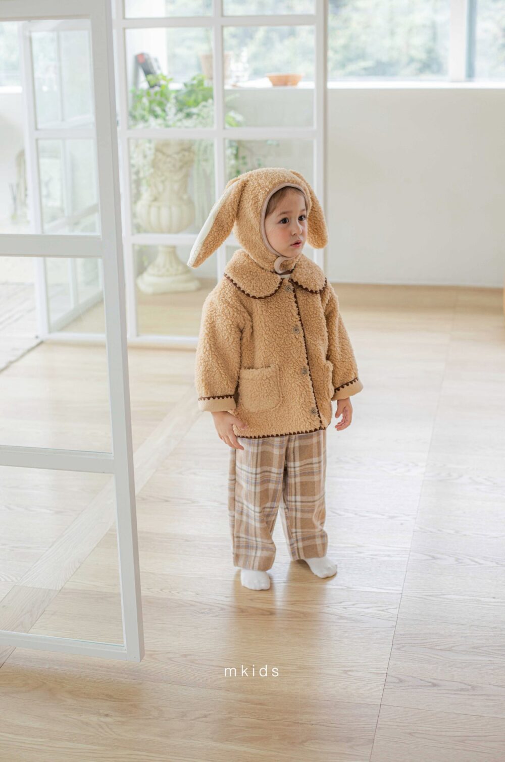 <b>ＭKIDS帽子</b>Winter 래빗덤블모자 3M-6Y