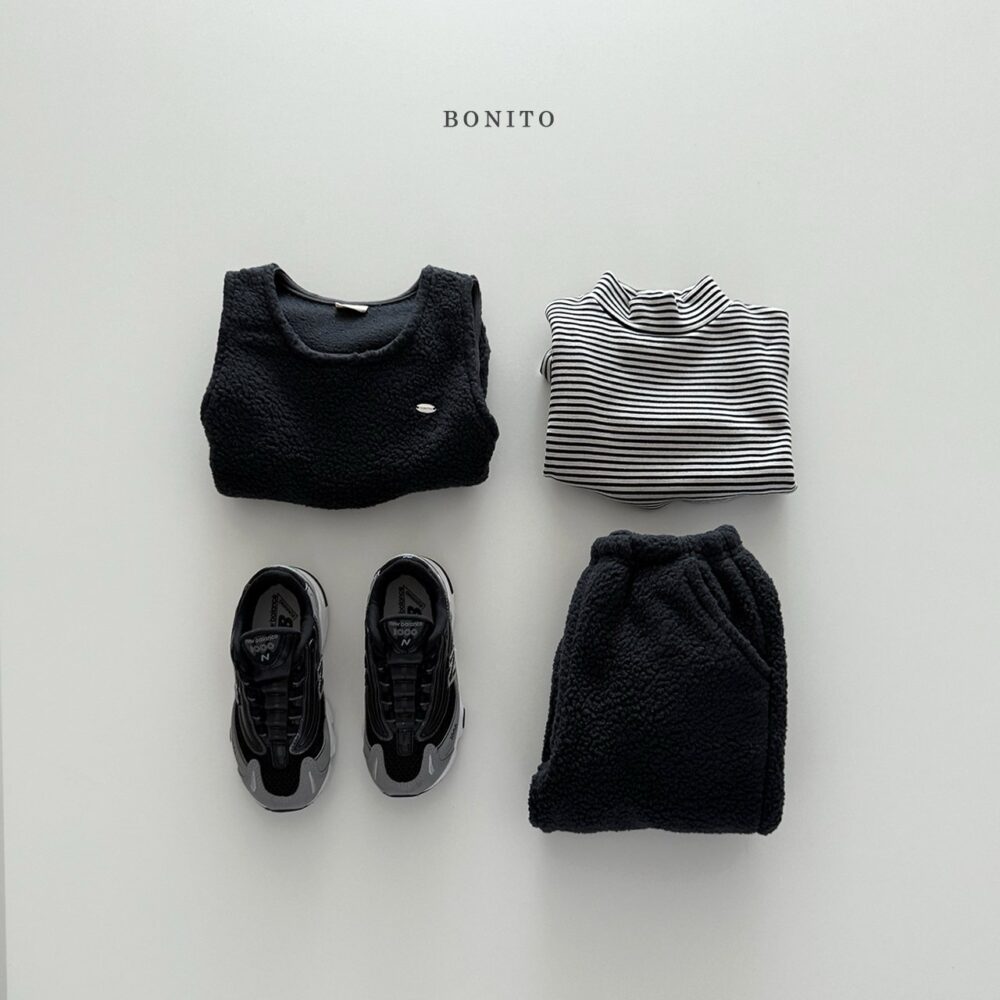 <b>BONITO套裝</b>Winter  뽀글조끼상하70-140CM