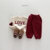 <b>BONITO套裝</b>Winter러브하트빵떡맨투맨 70-140CM
