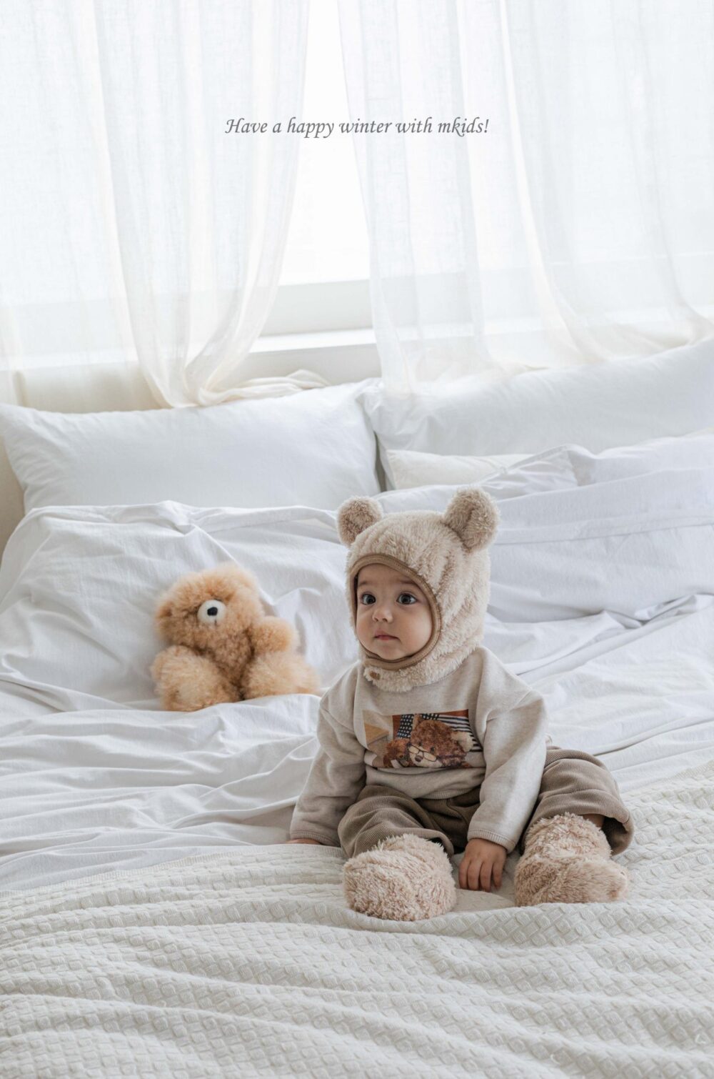 <b>ＭKIDS帽子</b>Winter 푸딩모자 3M-6Y