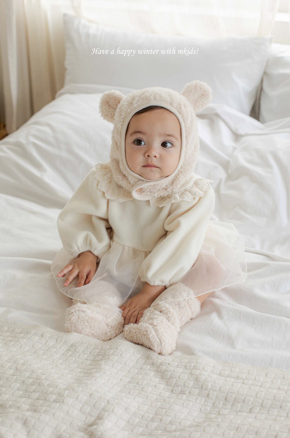 <b>ＭKIDS帽子</b>Winter 푸딩모자 3M-6Y