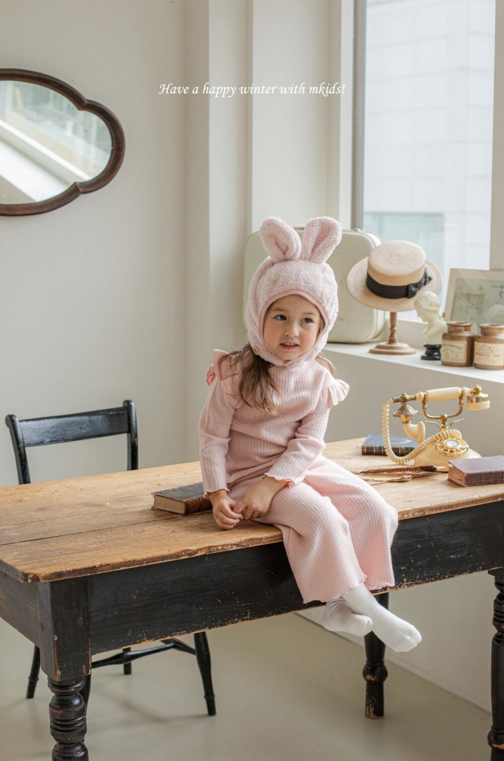 <b>ＭKIDS帽子</b>Winter 푸딩모자 3M-6Y