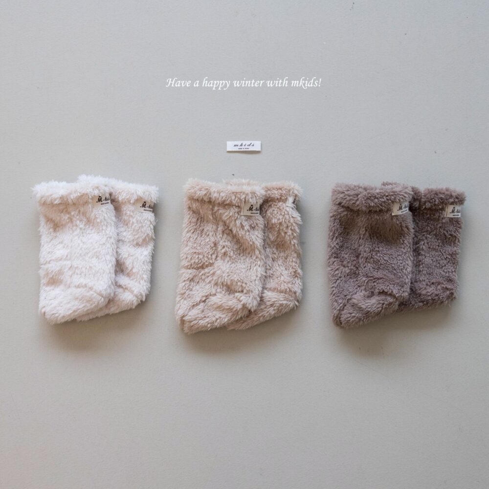<b>ＭKIDS襪子</b>Winter 말랑푸딩덧신 3M-24M