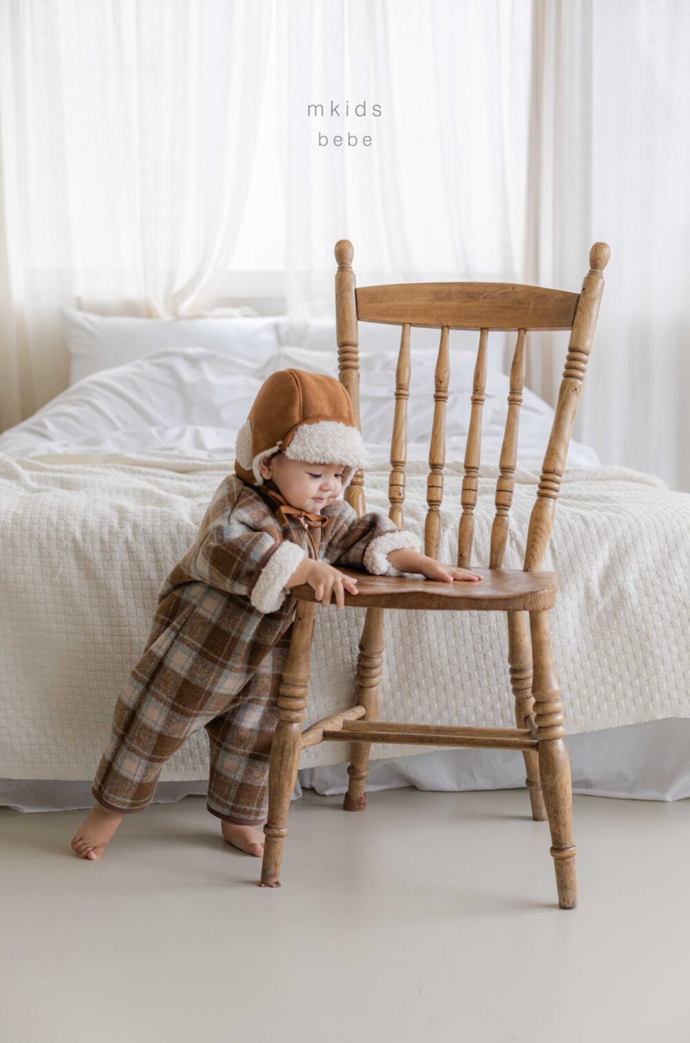 <b>ＭKIDS帽子</b>Winter밤비무스탕모자 3M-24M