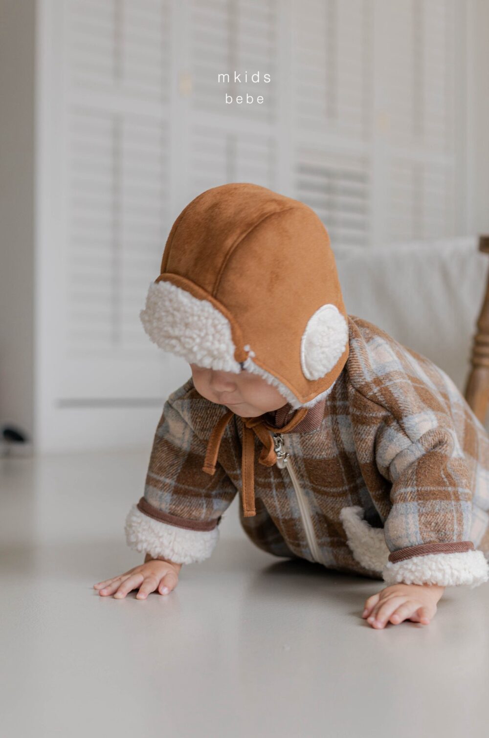 <b>ＭKIDS帽子</b>Winter밤비무스탕모자 3M-24M