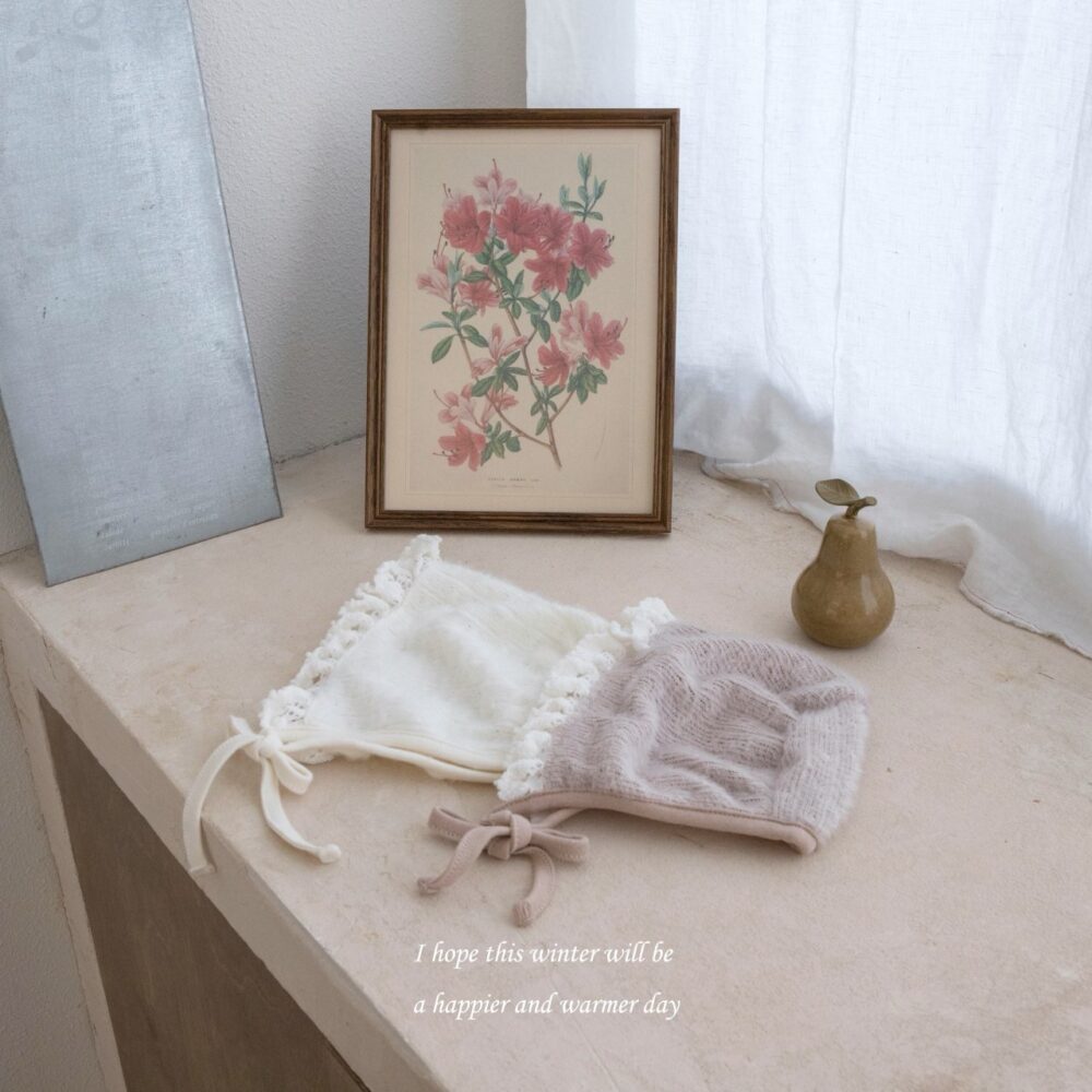 <b>ＭKIDS帽子</b>Winter 보송프릴보넷  3M-24M