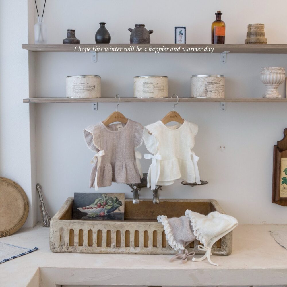 <b>ＭKIDS帽子</b>Winter 보송프릴보넷  3M-24M