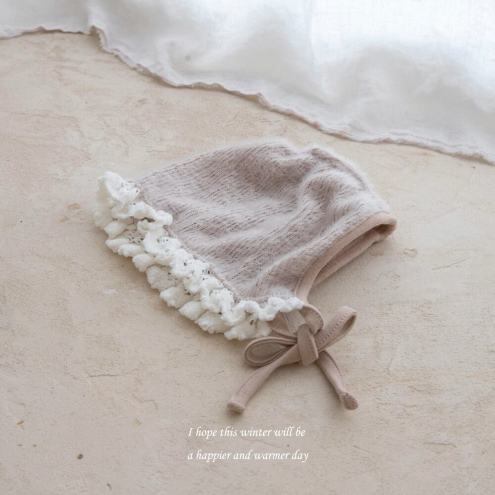 <b>ＭKIDS帽子</b>Winter 보송프릴보넷  3M-24M