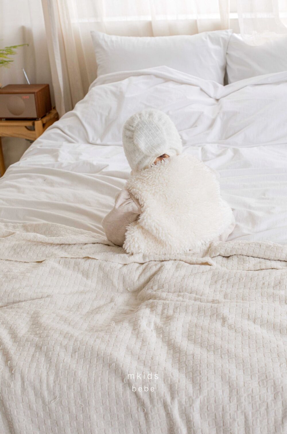 <b>ＭKIDS帽子</b>Winter 보송프릴보넷  3M-24M