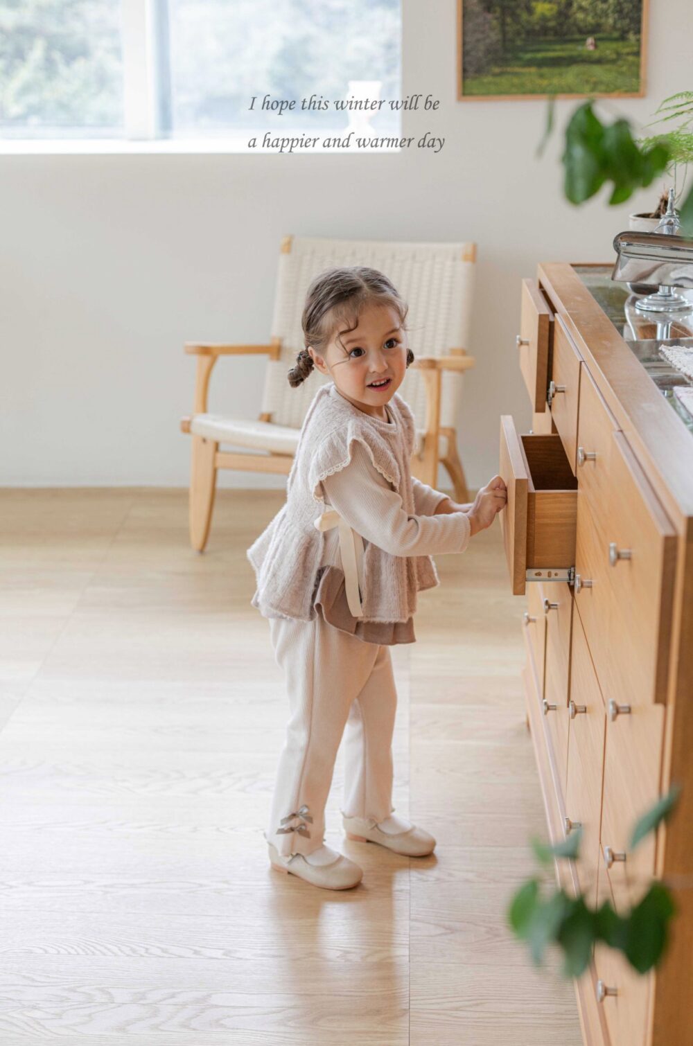 <b>ＭKIDS背心</b>Winter 보송프릴뷔스티에 3M-4Y