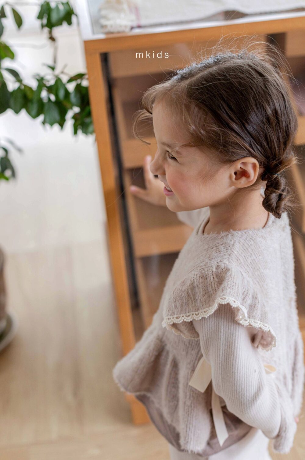 <b>ＭKIDS背心</b>Winter 보송프릴뷔스티에 3M-4Y