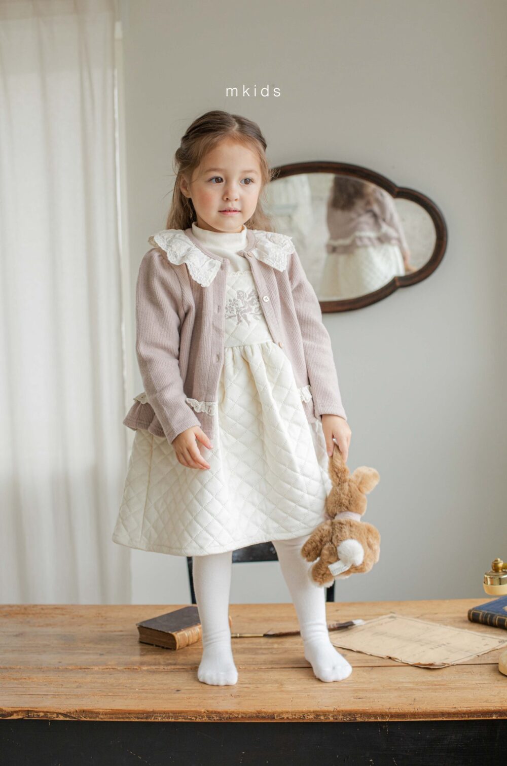 <b>ＭKIDS洋裝</b>Winter다이아퀄팅원피스 65-115CM