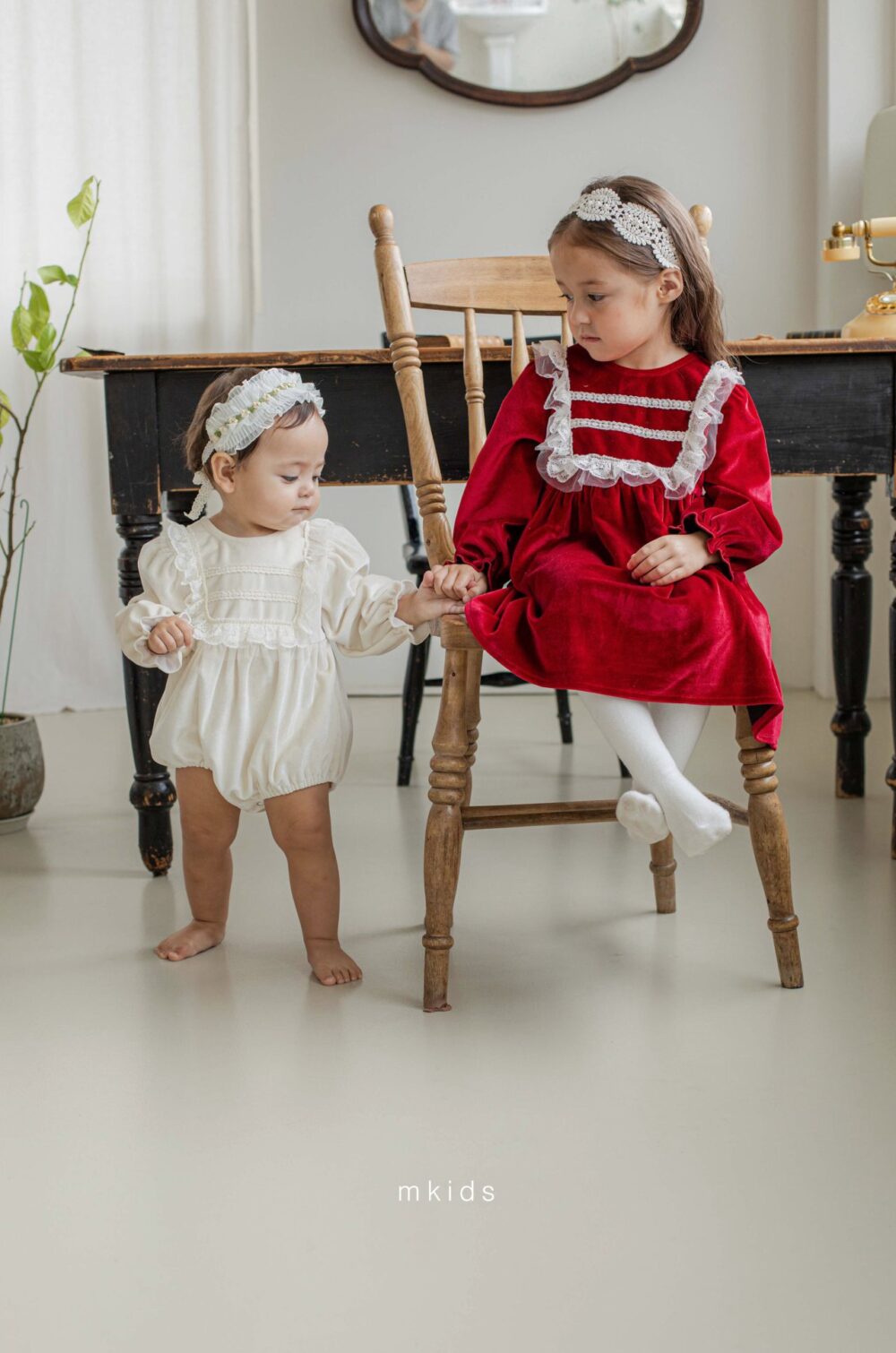 <b>ＭKIDS洋裝</b>Winter다이아비올라원피스 65-115CM