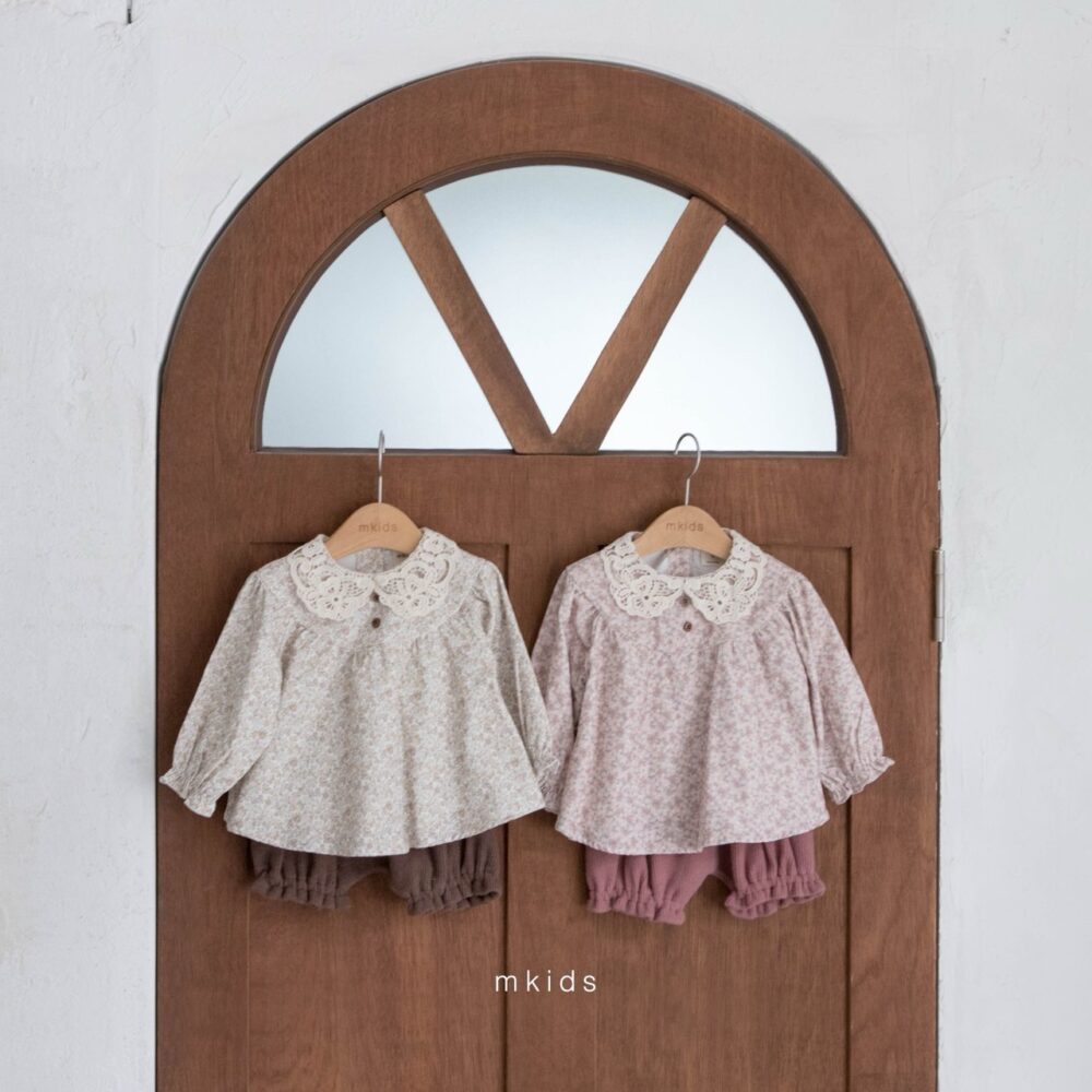 <b>ＭKIDS套裝</b>Winter솜사탕블루머세트  65-115CM