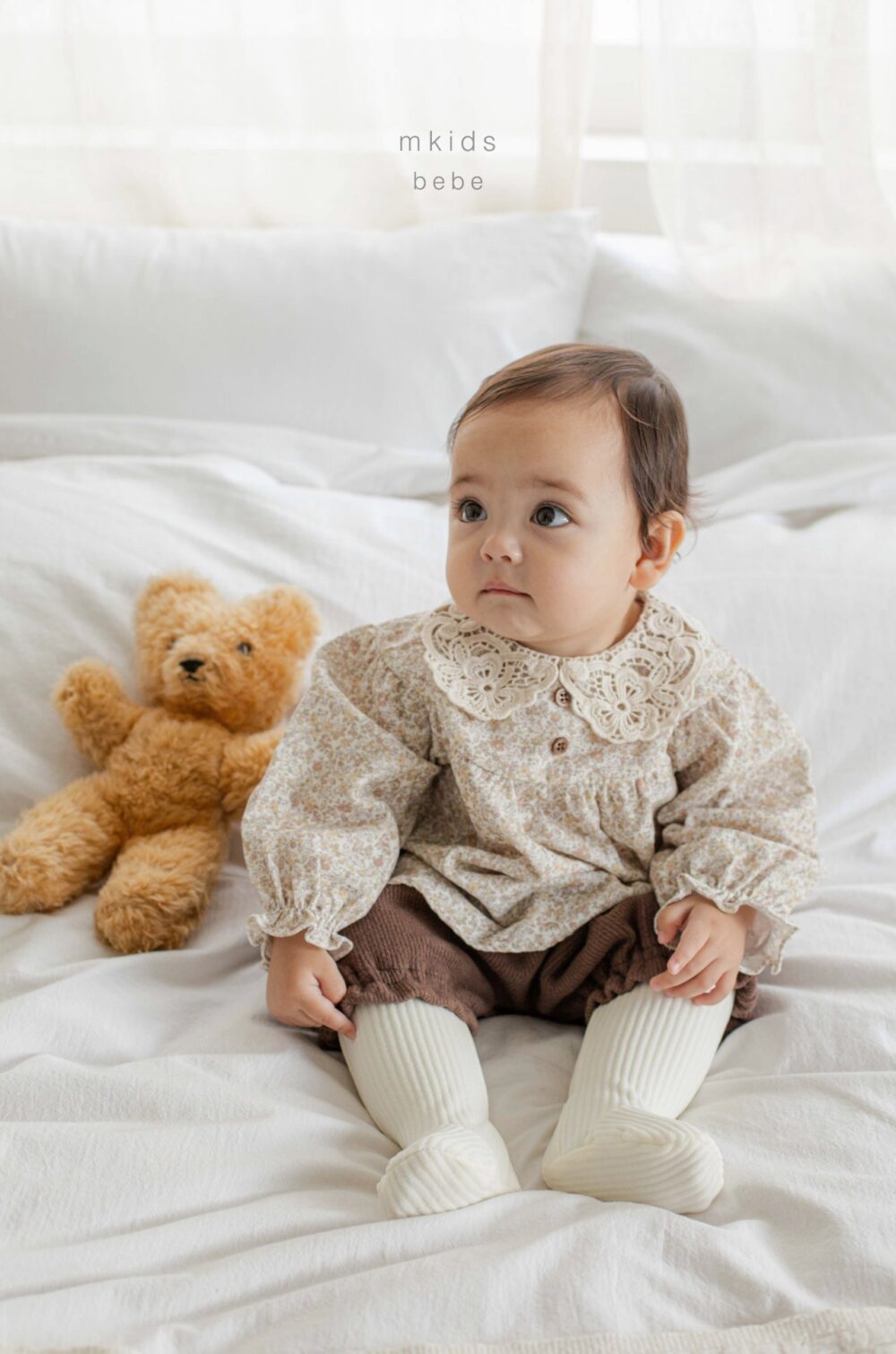 <b>ＭKIDS套裝</b>Winter솜사탕블루머세트  65-115CM