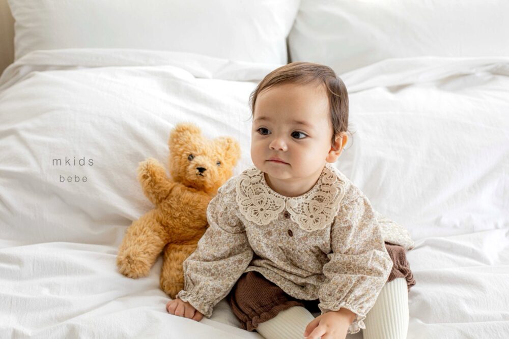 <b>ＭKIDS套裝</b>Winter솜사탕블루머세트  65-115CM