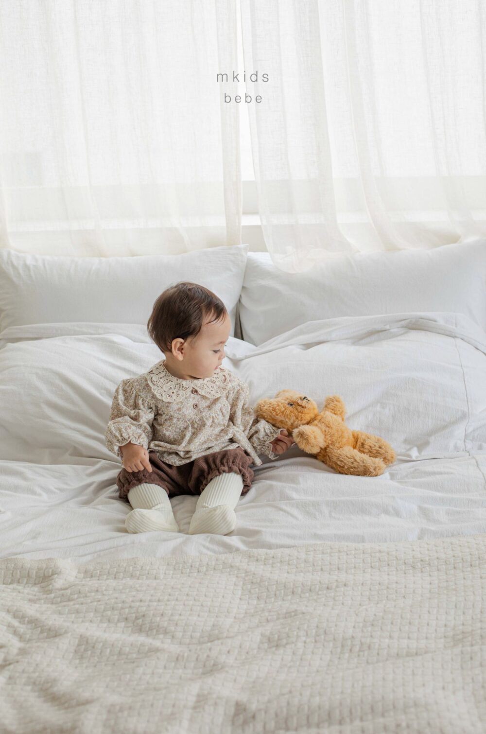 <b>ＭKIDS套裝</b>Winter솜사탕블루머세트  65-115CM