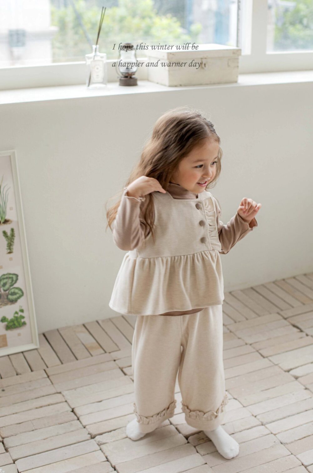 <b>ＭKIDS褲子</b>Winter바엘프릴팬츠 65-115CM