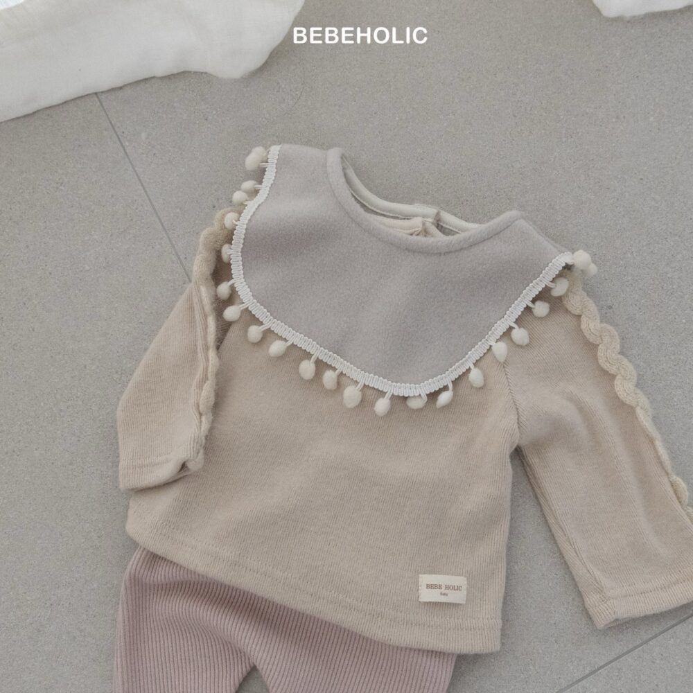 <b>BEBEHOLIC圍兜</b>Winter 퐁퐁테이프 3-18M