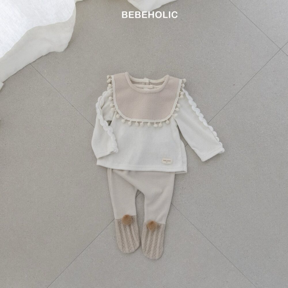 <b>BEBEHOLIC圍兜</b>Winter 퐁퐁테이프 3-18M