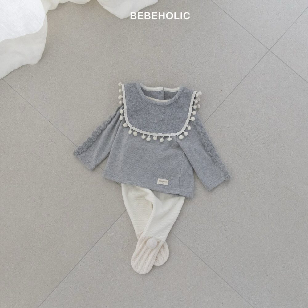 <b>BEBEHOLIC圍兜</b>Winter 퐁퐁테이프 3-18M