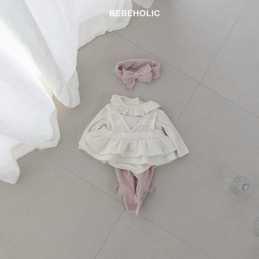 <b>BEBEHOLIC背心</b>Winter 스캇뷔스티에 3-18M