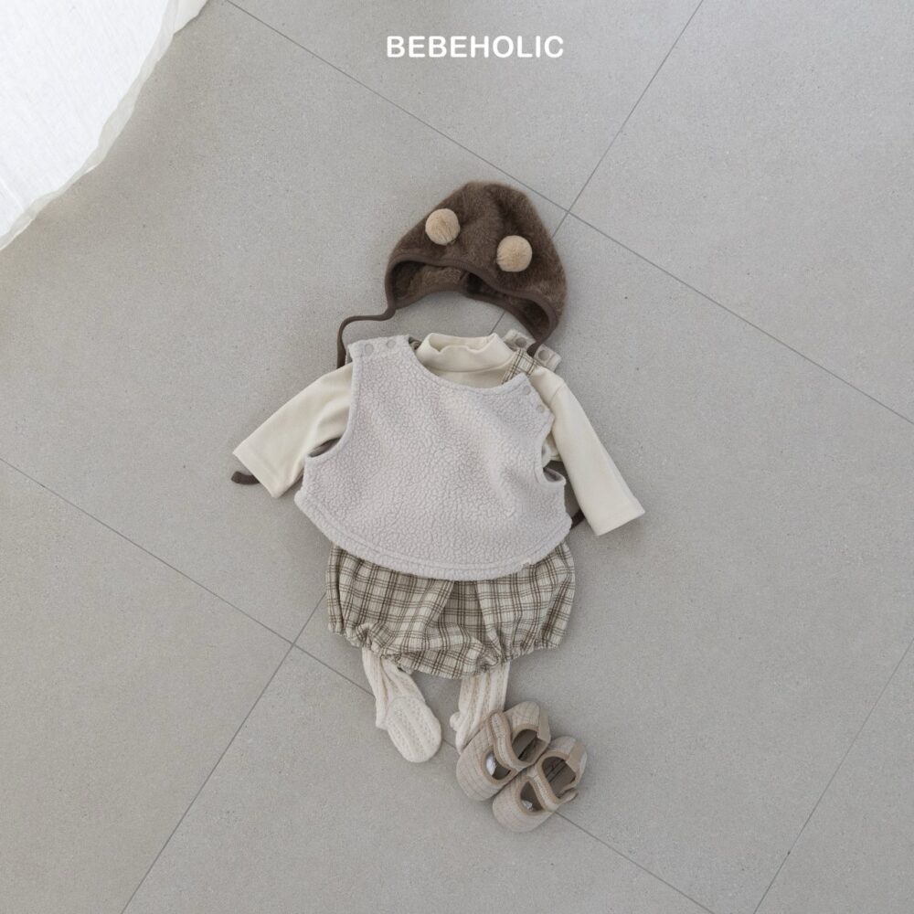 <b>BEBEHOLIC背心</b>Winter 팝콘덤블베스트3-18M
