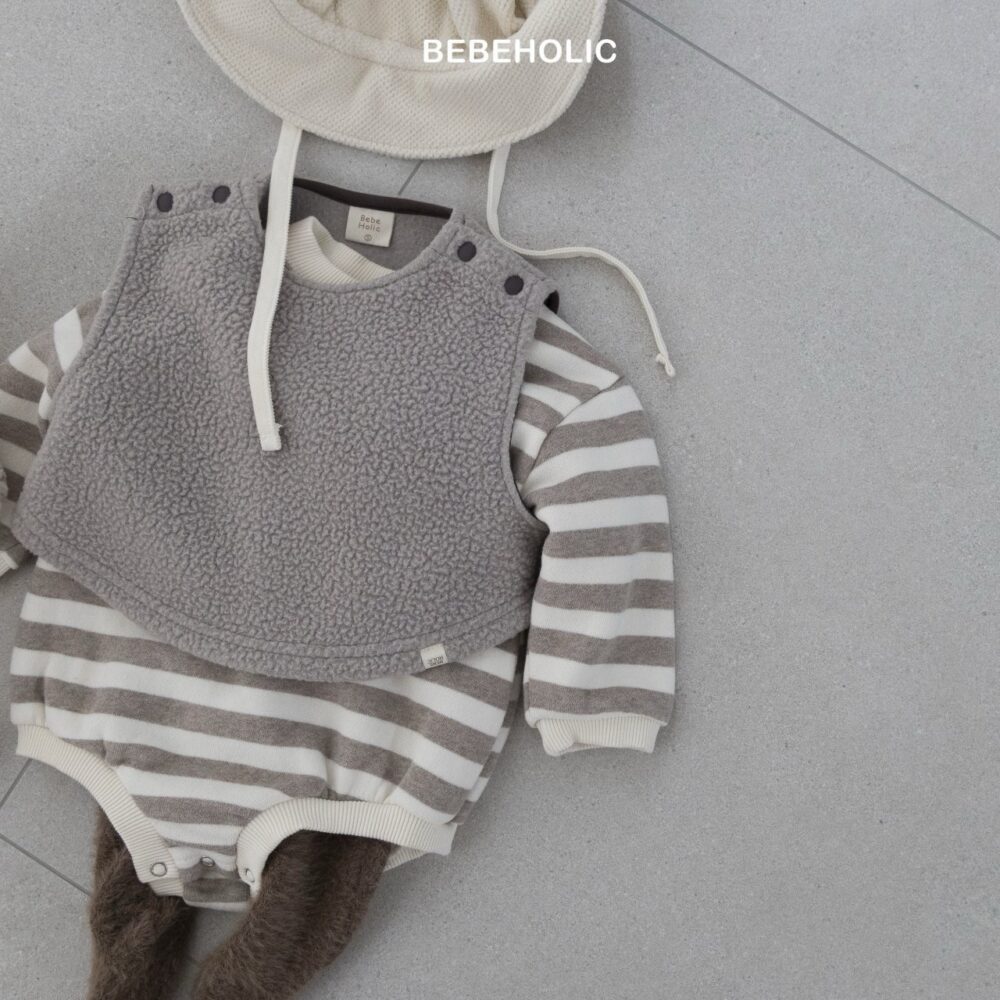 <b>BEBEHOLIC背心</b>Winter 팝콘덤블베스트3-18M