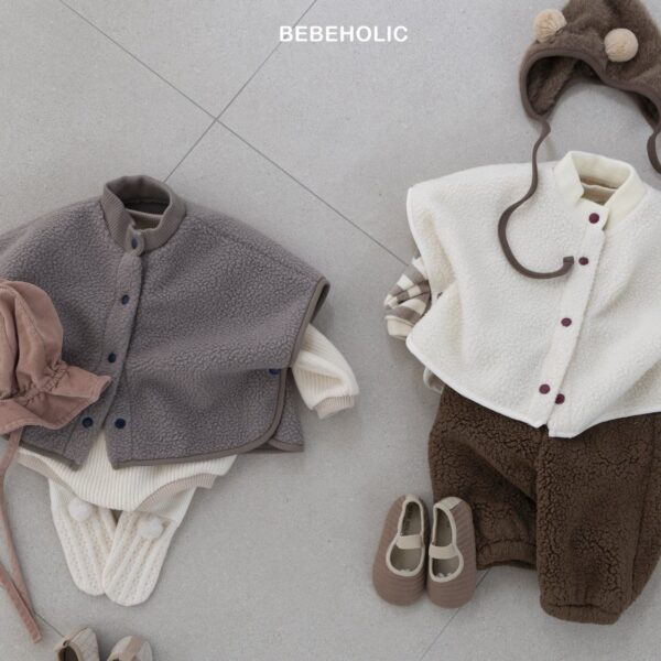 <b>BEBEHOLIC披風</b>Winter 퍼프덤블판쵸3-18M