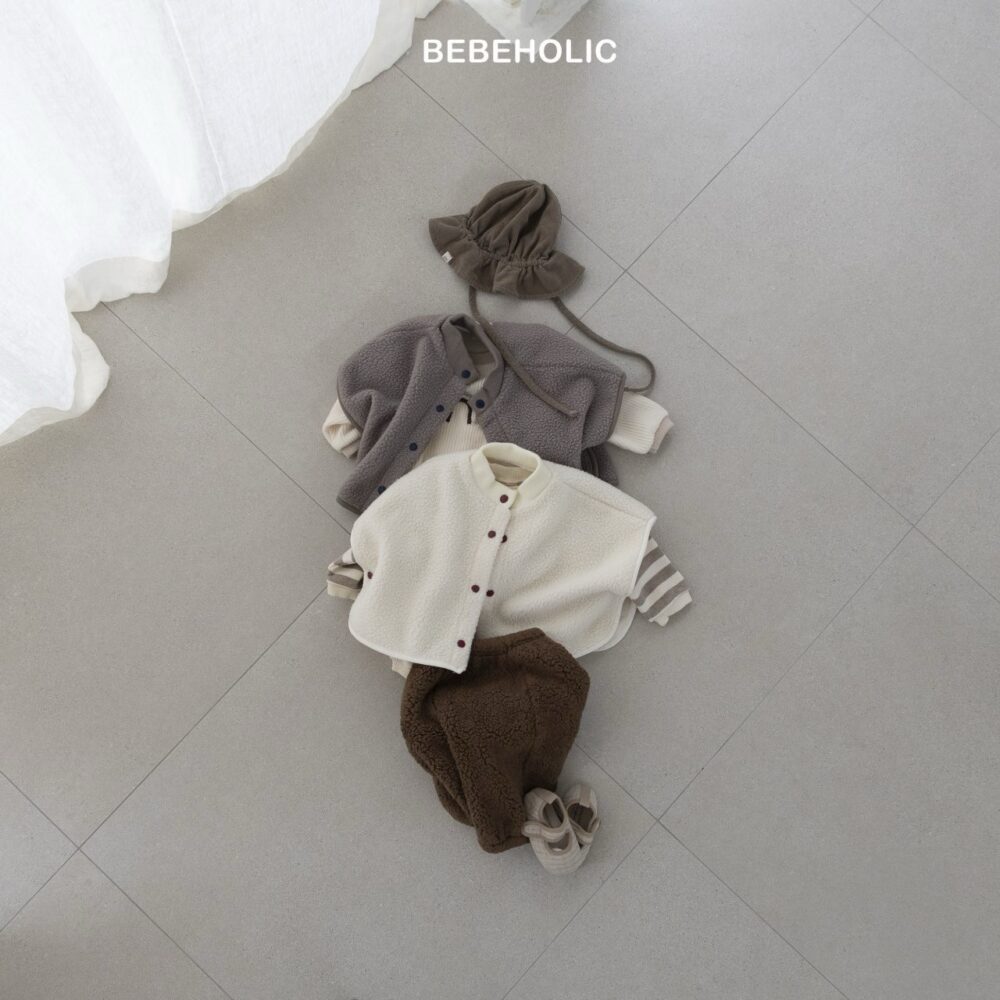 <b>BEBEHOLIC披風</b>Winter 퍼프덤블판쵸3-18M