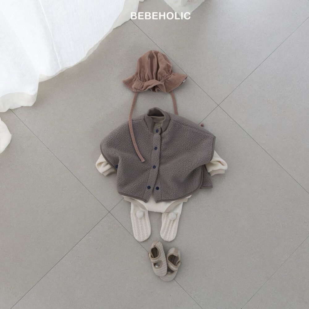 <b>BEBEHOLIC披風</b>Winter 퍼프덤블판쵸3-18M