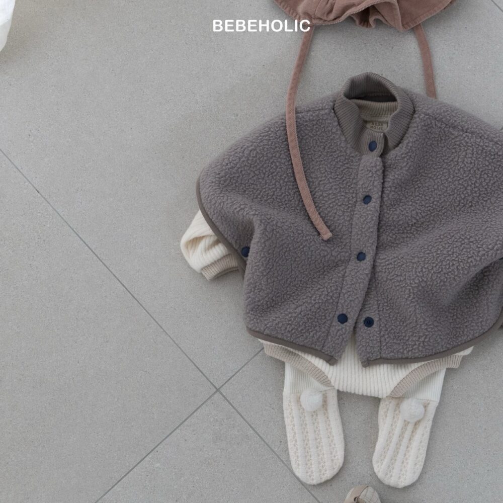 <b>BEBEHOLIC披風</b>Winter 퍼프덤블판쵸3-18M