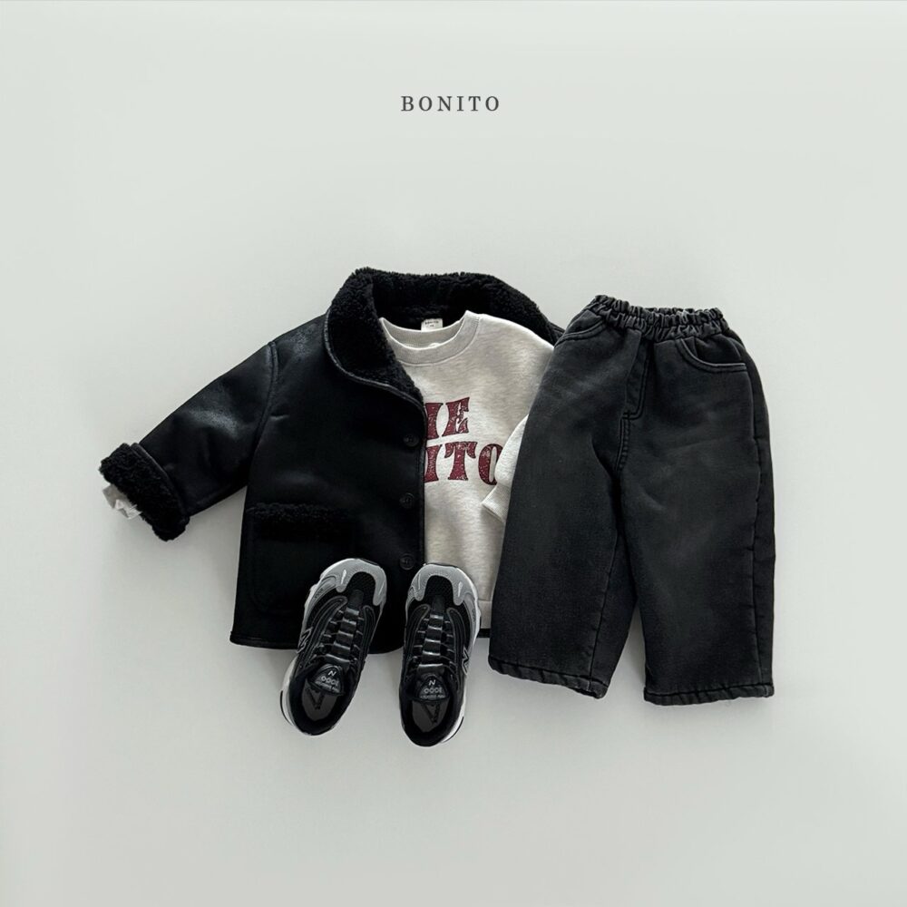 <b>BONITO褲子</b>Winter 기모빵빵데님팬츠 70-140CM