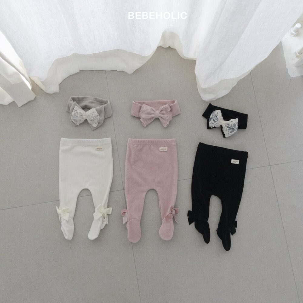 <b>BEBEHOLIC內搭褲</b>Winter 리본유발레깅스3-18M