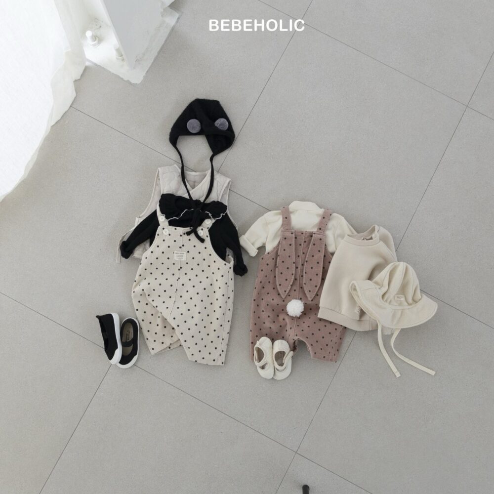 <b>BEBEHOLIC吊帶褲</b>Winter 레빗멜빵슈트6-18M