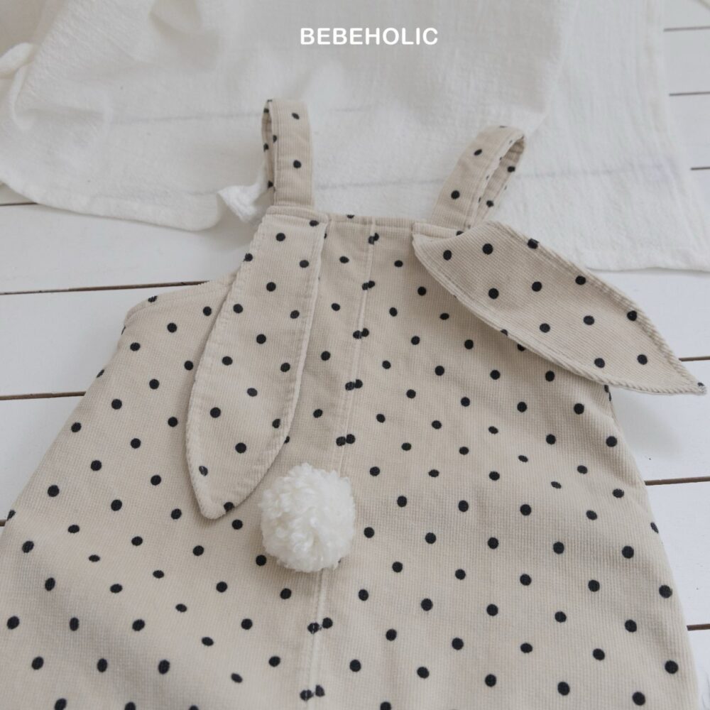 <b>BEBEHOLIC吊帶褲</b>Winter 레빗멜빵슈트6-18M