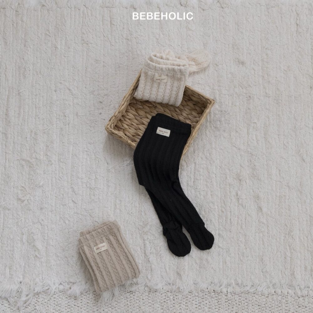<b>BEBEHOLIC內搭褲</b>Winter 레더유발레깅스3-18M