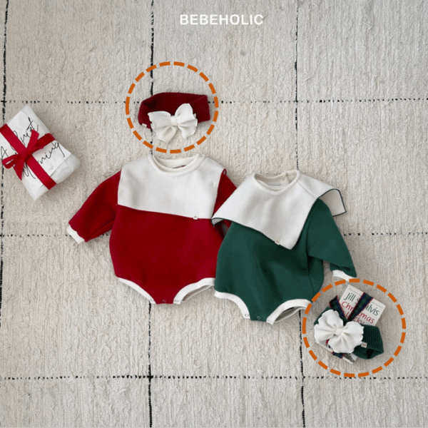 <b>BEBEHOLIC髮飾</b>Winter 징글벨헤어밴드 3-18M