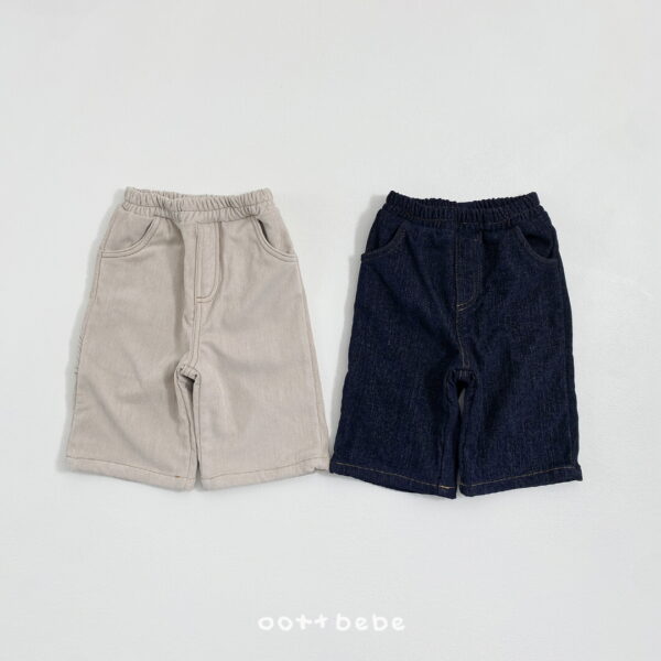01 <b>OOTTBEBE褲子</b>Winter 벨로아데님팬츠 75-120CM