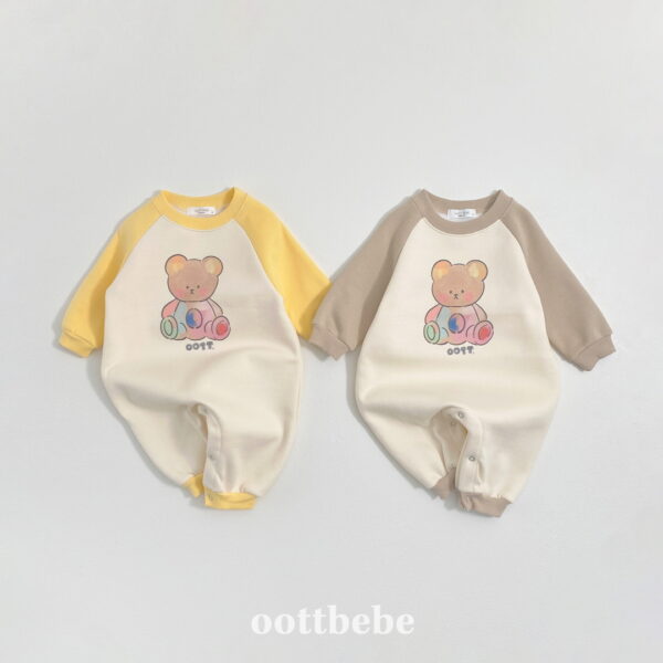 01 <b>OOTTBEBE連身衣</b>Winter 페인팅오띠전신슈트 0-12M