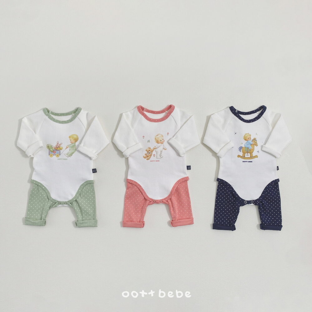02 <b>OOTTBEBE包屁衣</b>Winter 슈크림베베슈트 0-12M
