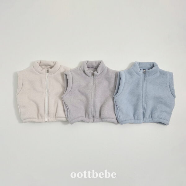 02 <b>OOTTBEBE背心</b>Winter 후리스가오리조끼 75-120CM
