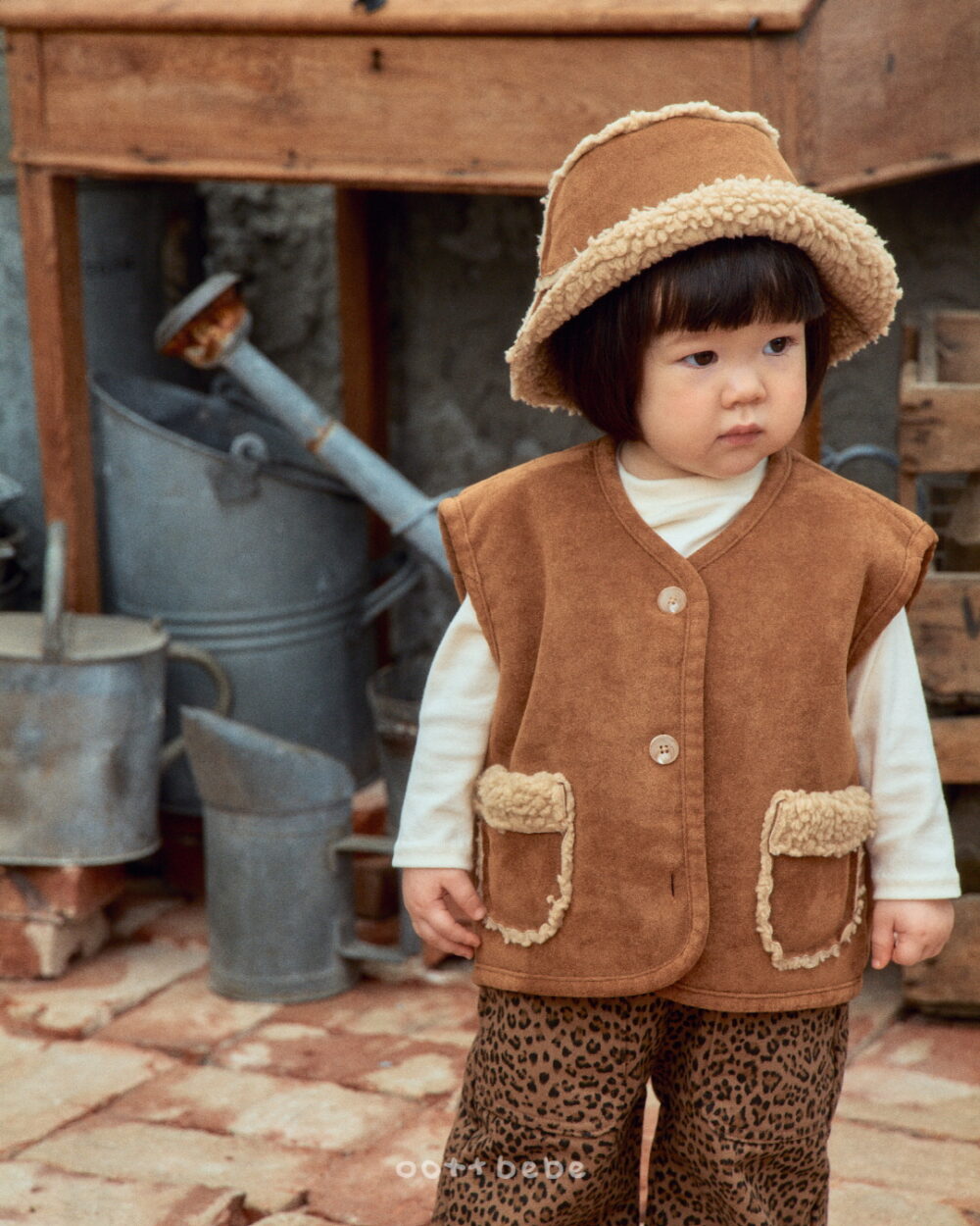 10 <b>OOTTBEBE帽子</b>Winter 무스탕벙거지모자 FREE SIZE