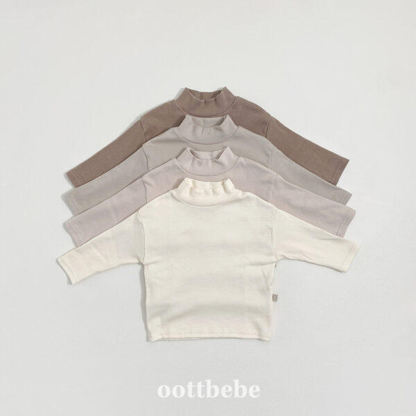 12 <b>OOTTBEBE上衣</b>Winter 모달골지폴라티 75-120CM