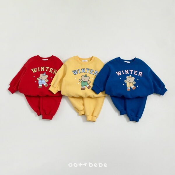 2 <b>OOTTBEBE套裝</b>Winter 윈터베어상하복 75-120CM