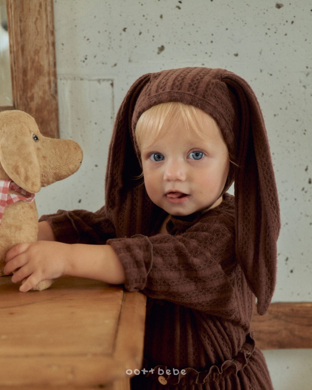 3 <b>OOTTBEBE帽子</b>Winter 몽쉘토끼보넷 FREE SIZE